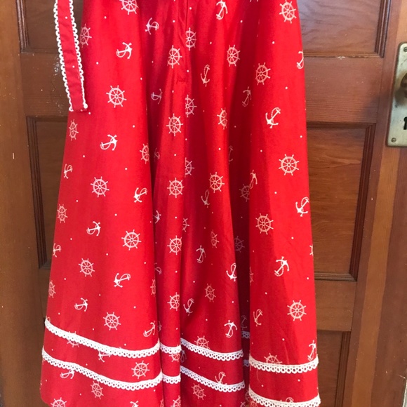 Voodoo Vixen Red Belted Dress - Picture 4 of 13